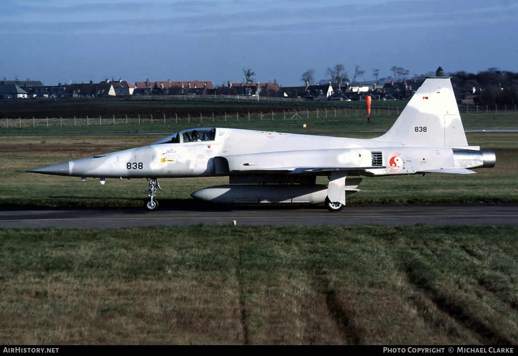 Aircraft Photo of 838 | Northrop F-5E Tiger II | Singapore - Air Force | AirHistory.net #476691