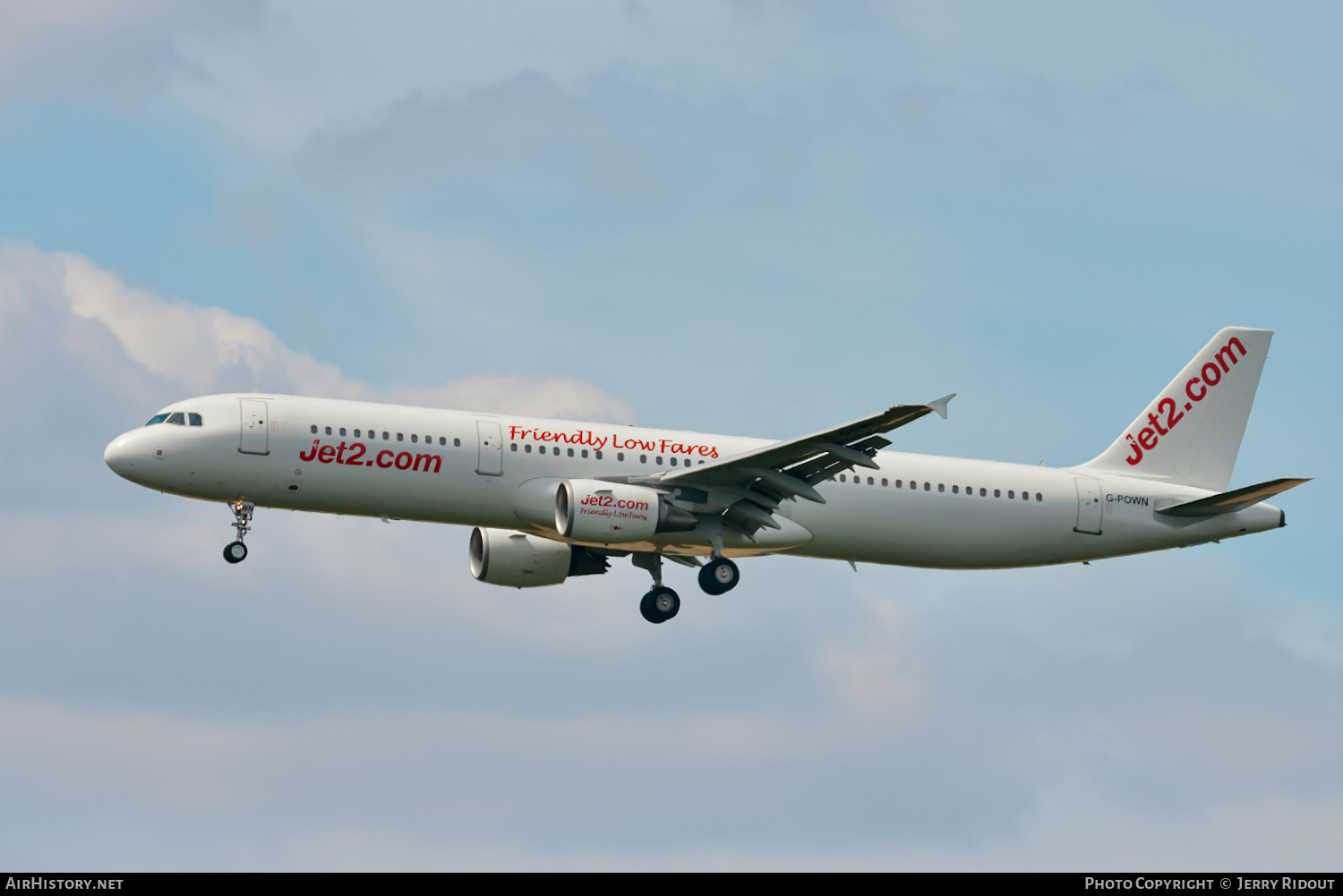 Aircraft Photo of G-POWN | Airbus A321-211 | Jet2 Holidays | AirHistory.net #476696