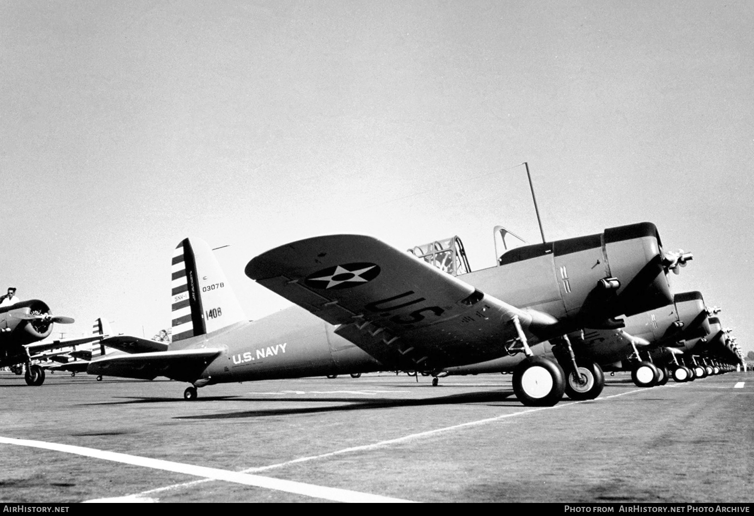 Aircraft Photo of 03078 | Vultee SNV-1 Valiant (BT-13A) | USA - Navy | AirHistory.net #476698
