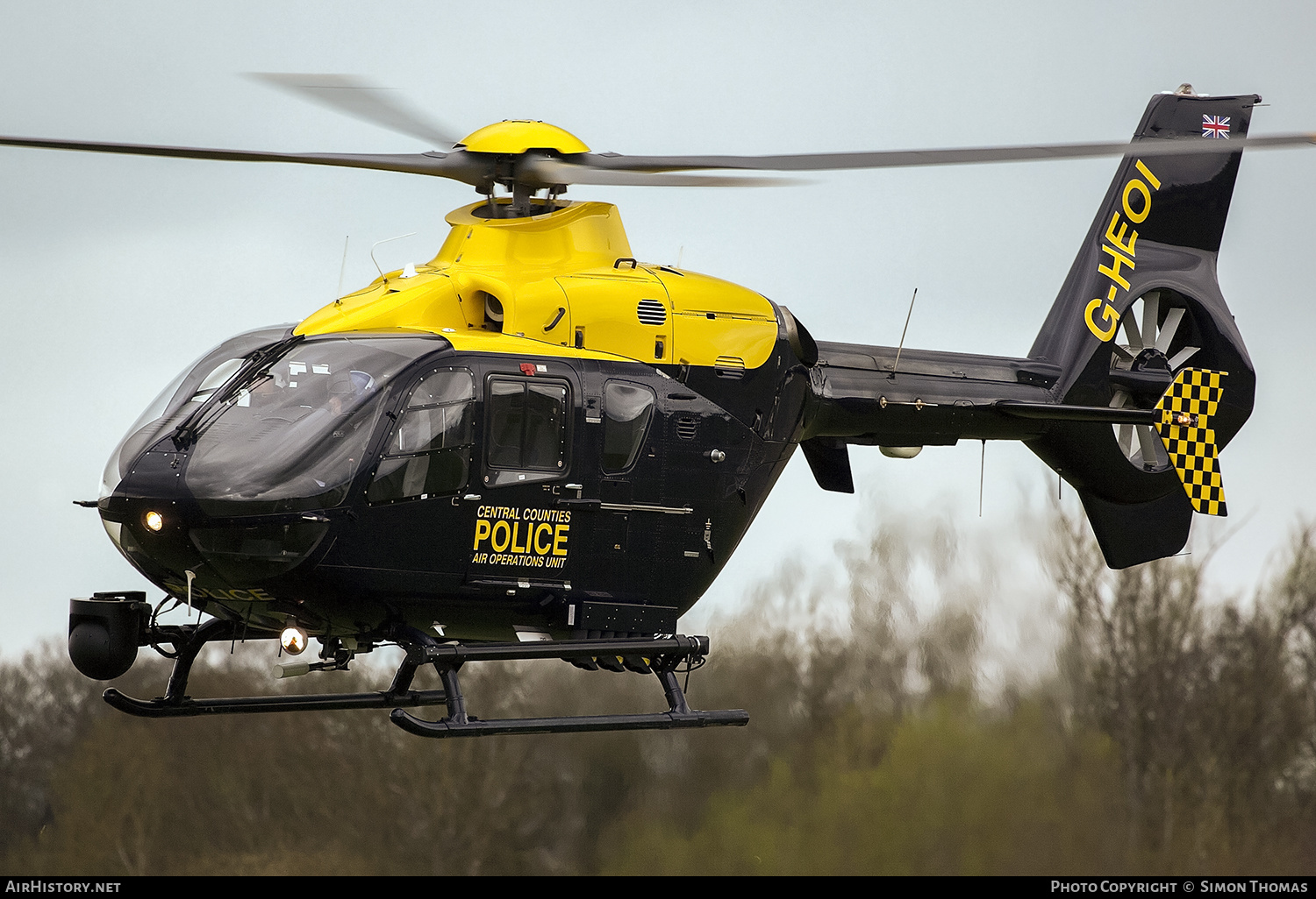 Aircraft Photo of G-HEOI | Eurocopter EC-135P-2+ | Central Counties Police | AirHistory.net #476700