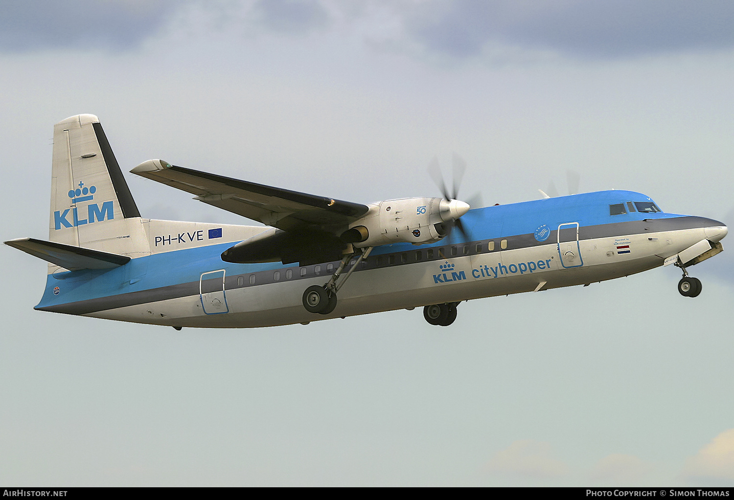 Aircraft Photo of PH-KVE | Fokker 50 | KLM Cityhopper | AirHistory.net #476702