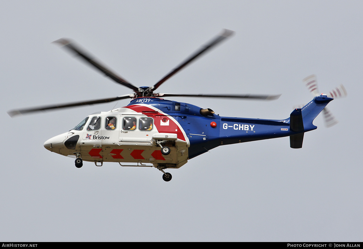 Aircraft Photo of G-CHBY | AgustaWestland AW-139 | Bristow Helicopters | AirHistory.net #476735