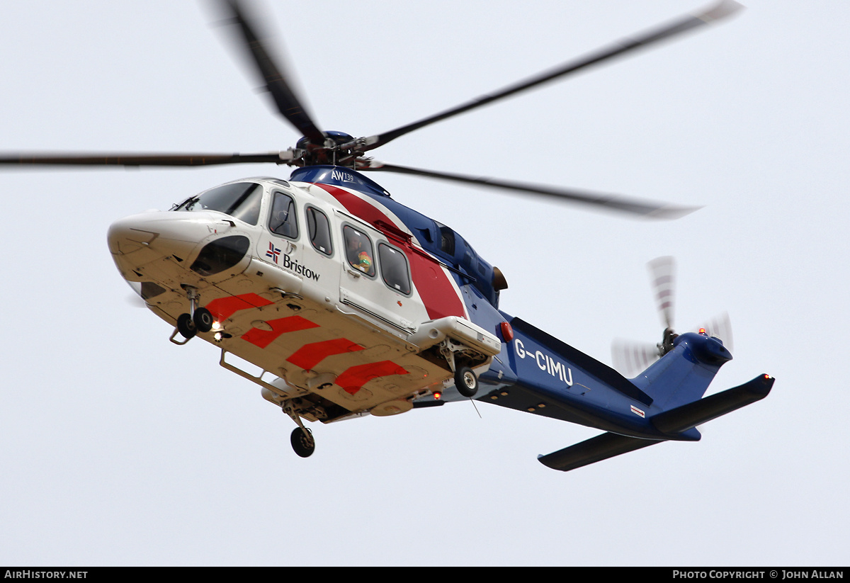 Aircraft Photo of G-CIMU | AgustaWestland AW-139 | Bristow Helicopters | AirHistory.net #476740