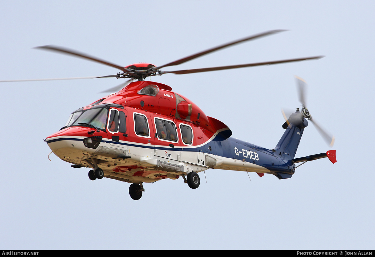 Aircraft Photo of G-EMEB | Airbus Helicopters H-175B | CHC Helicopters | AirHistory.net #476758