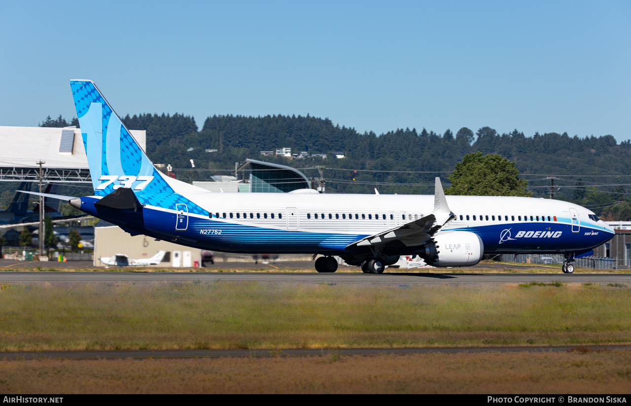 Aircraft Photo of N27752 | Boeing 737-10 Max 10 | Boeing | AirHistory.net #476771