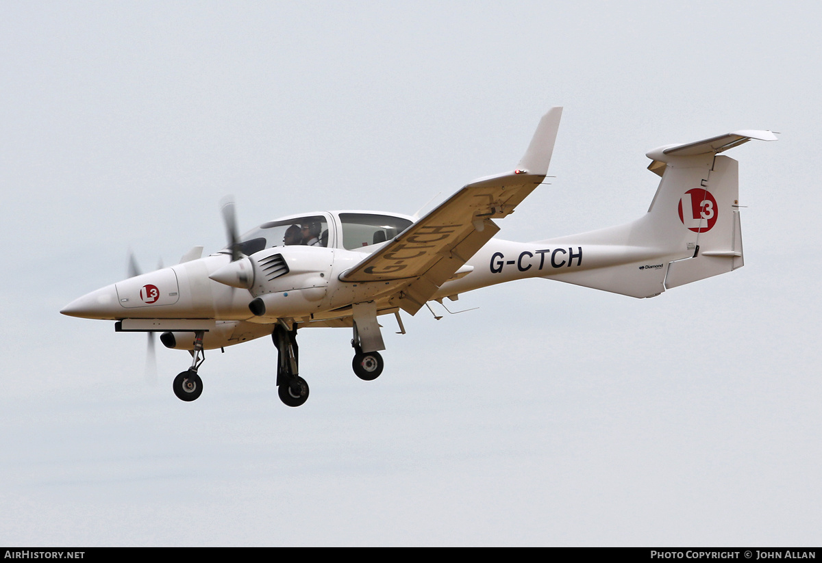 Aircraft Photo of G-CTCH | Diamond DA42 Twin Star | L3 Airline Academy | AirHistory.net #476780