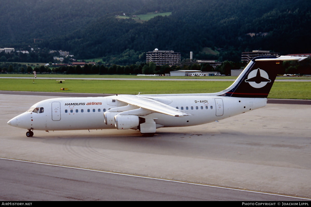 Aircraft Photo of D-AHOI | British Aerospace BAe-146-300A | Hamburg Airlines | AirHistory.net #476785