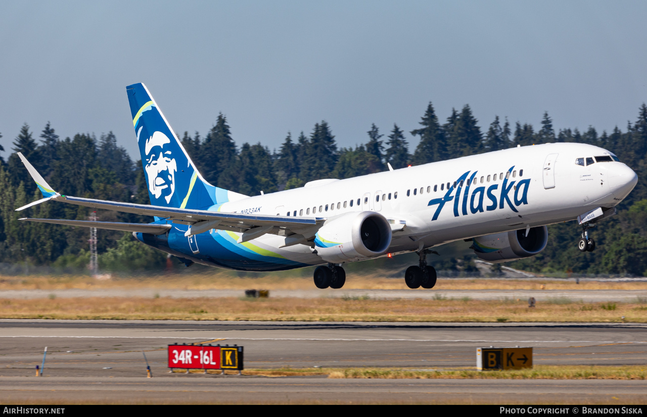 Aircraft Photo of N933AK | Boeing 737-9 Max 9 | Alaska Airlines | AirHistory.net #476790