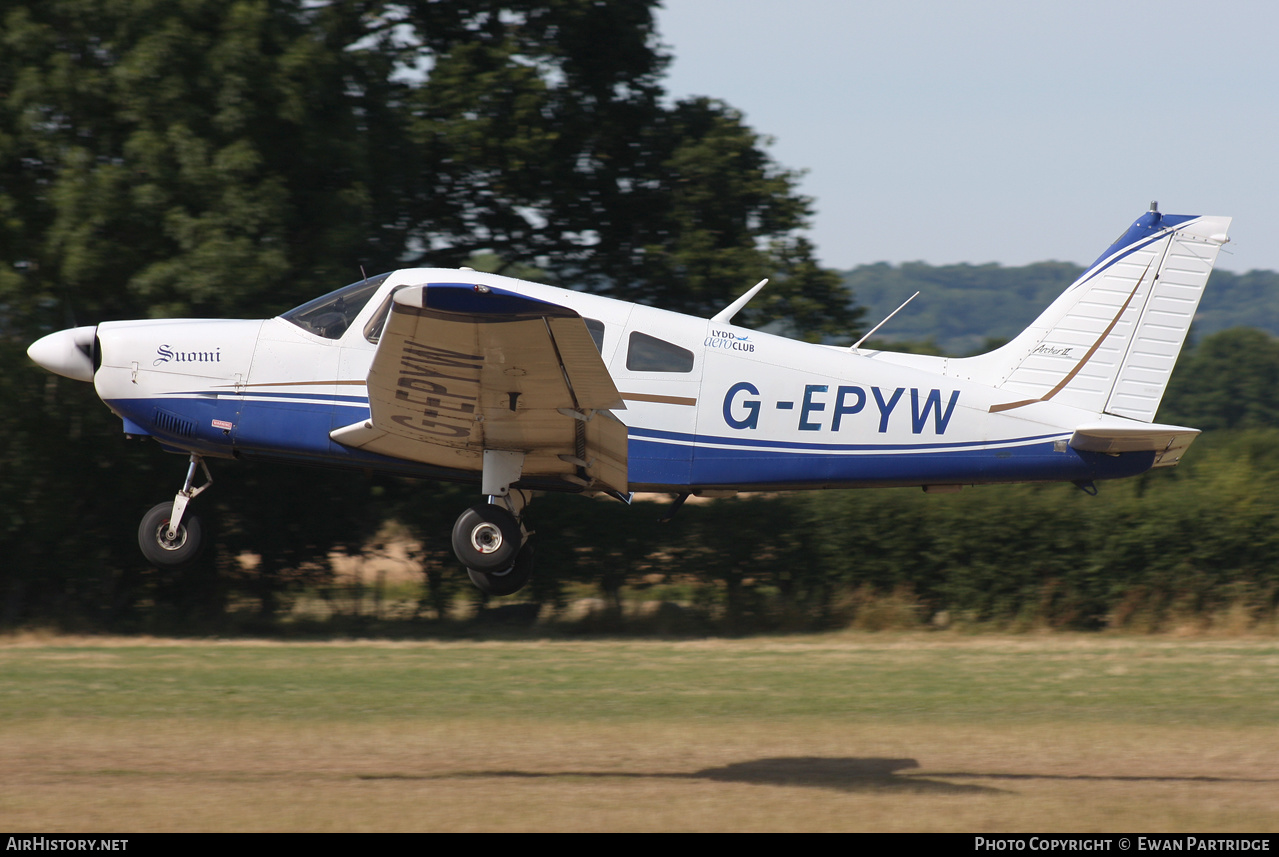 Aircraft Photo of G-EPYW | Piper PA-28-181 Archer | Lydd Aero Club | AirHistory.net #476839