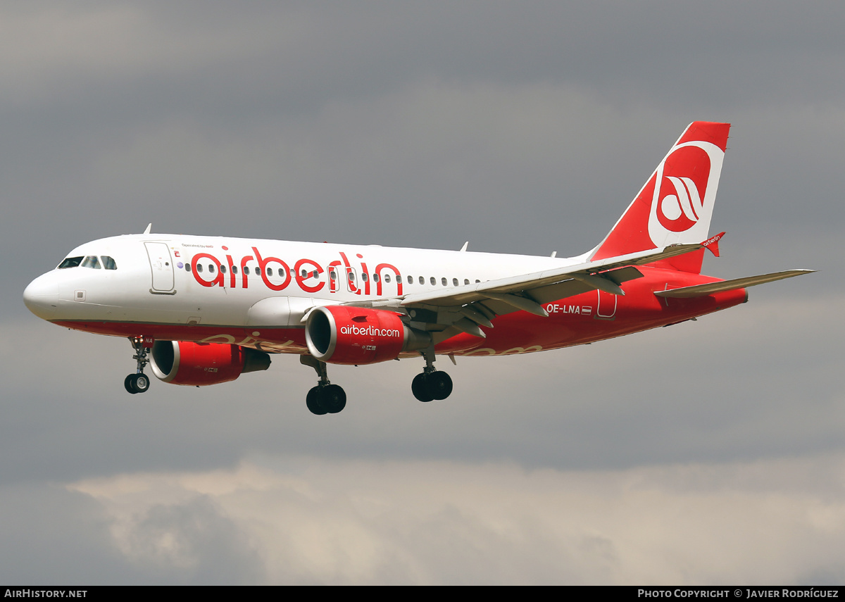 Aircraft Photo of OE-LNA | Airbus A319-112 | Air Berlin | AirHistory.net #476845