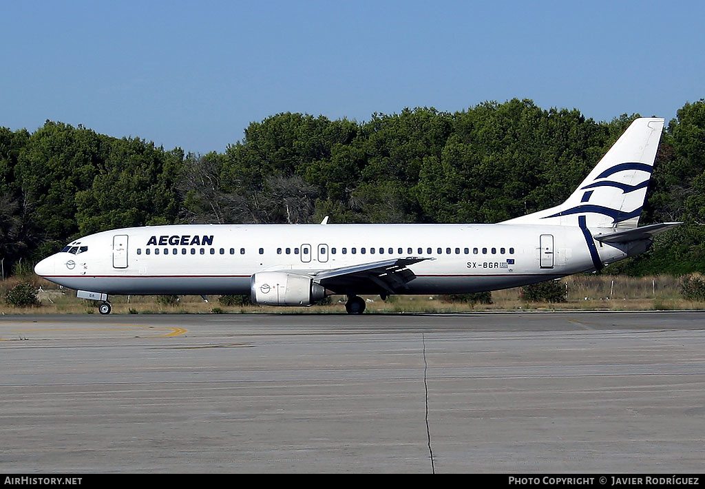 Aircraft Photo of SX-BGR | Boeing 737-408 | Aegean Airlines | AirHistory.net #476846