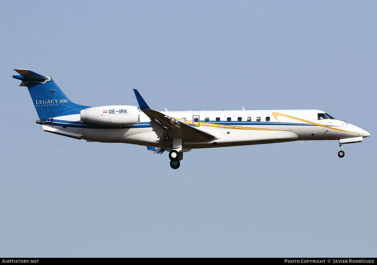 Aircraft Photo of OE-IRK | Embraer Legacy 600 (EMB-135BJ) | AirHistory.net #476853