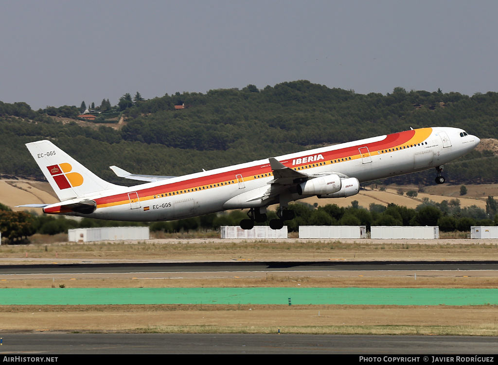 Aircraft Photo of EC-GGS | Airbus A340-313 | Iberia | AirHistory.net #476855