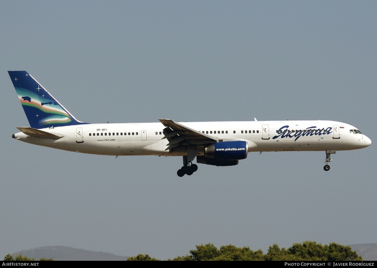 Aircraft Photo of VP-BFI | Boeing 757-27B | Yakutia Airlines | AirHistory.net #476860