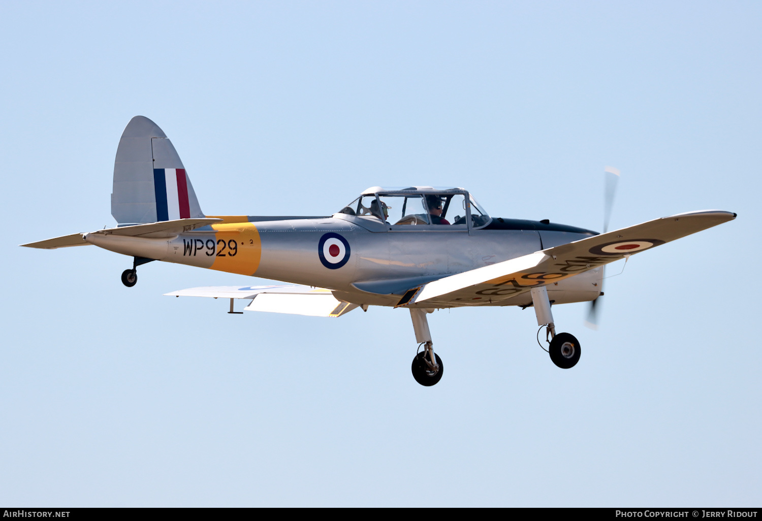 Aircraft Photo of G-BXCV / WP929 | De Havilland DHC-1 Chipmunk Mk22 | UK - Air Force | AirHistory.net #476879