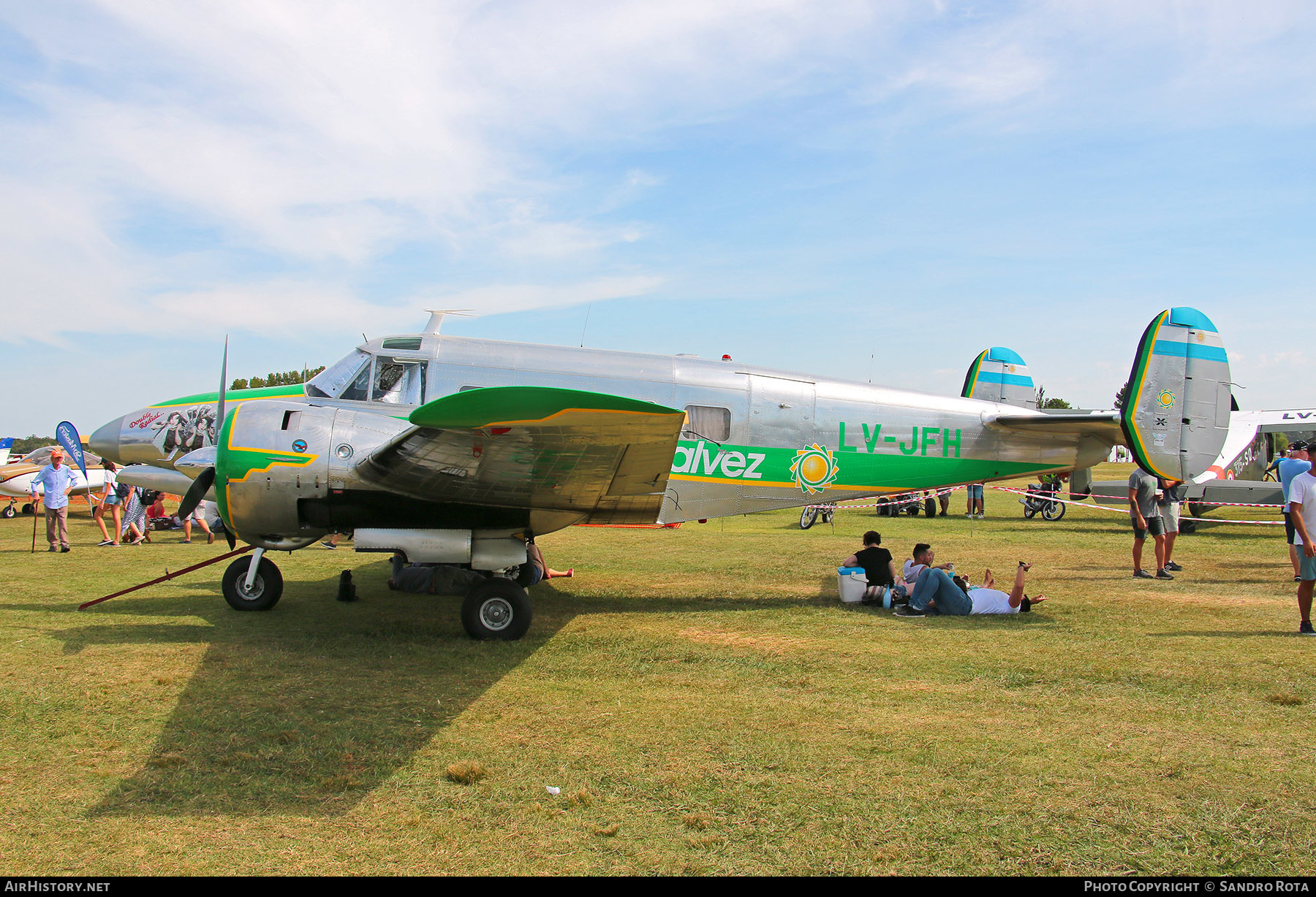 Aircraft Photo of LV-JFH | Beech H18 Tri-Gear | AirHistory.net #476893