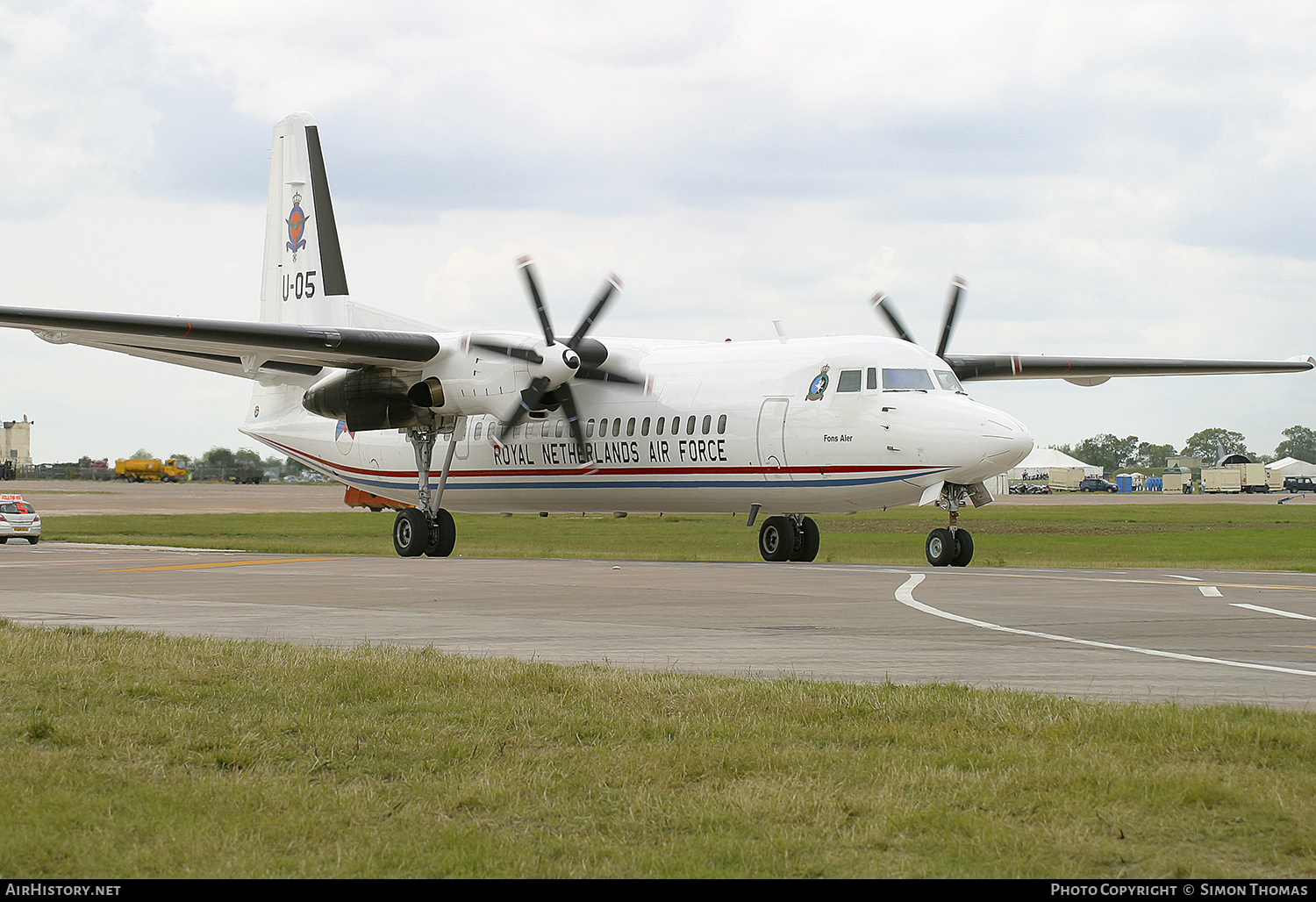 Aircraft Photo of U-05 | Fokker 50 | Netherlands - Air Force | AirHistory.net #476963
