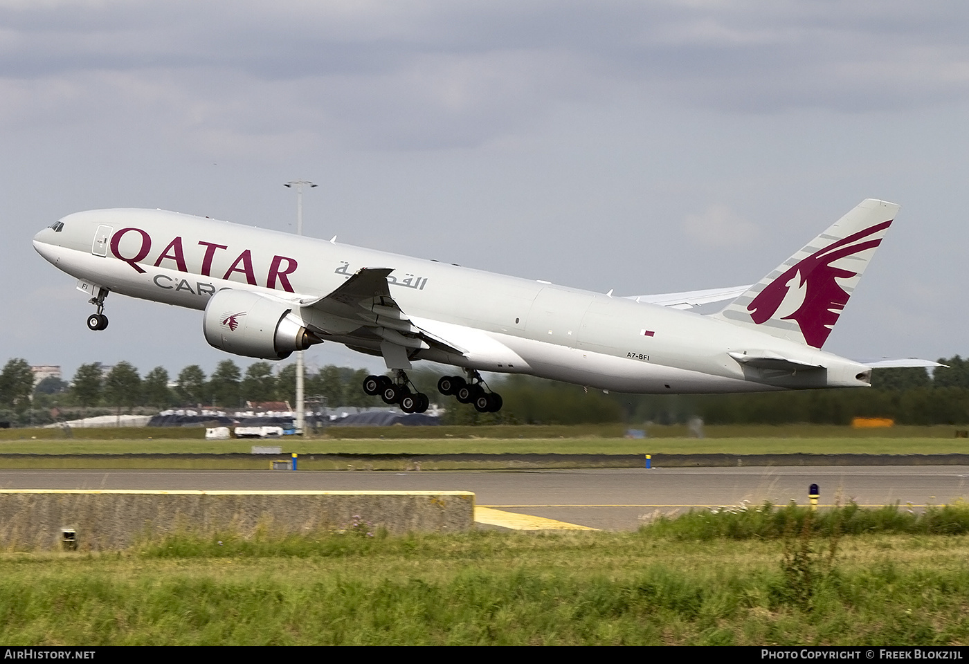 Aircraft Photo of A7-BFI | Boeing 777-FDZ | Qatar Airways Cargo | AirHistory.net #476967
