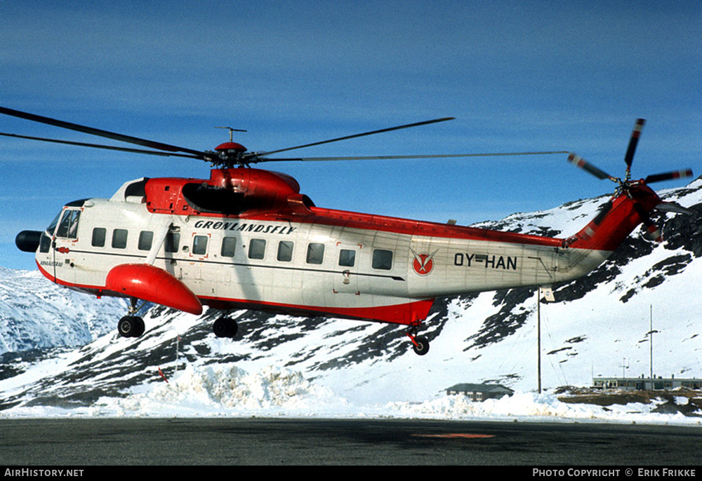 Aircraft Photo of OY-HAN | Sikorsky S-61N | Greenlandair - Grønlandsfly | AirHistory.net #476998
