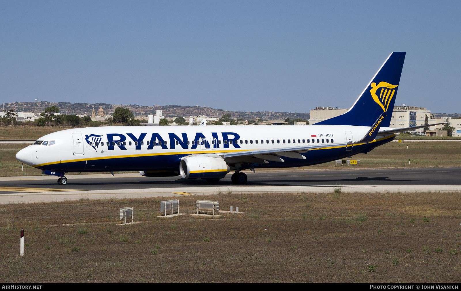 Aircraft Photo of SP-RSQ | Boeing 737-800 | Ryanair | AirHistory.net #477033