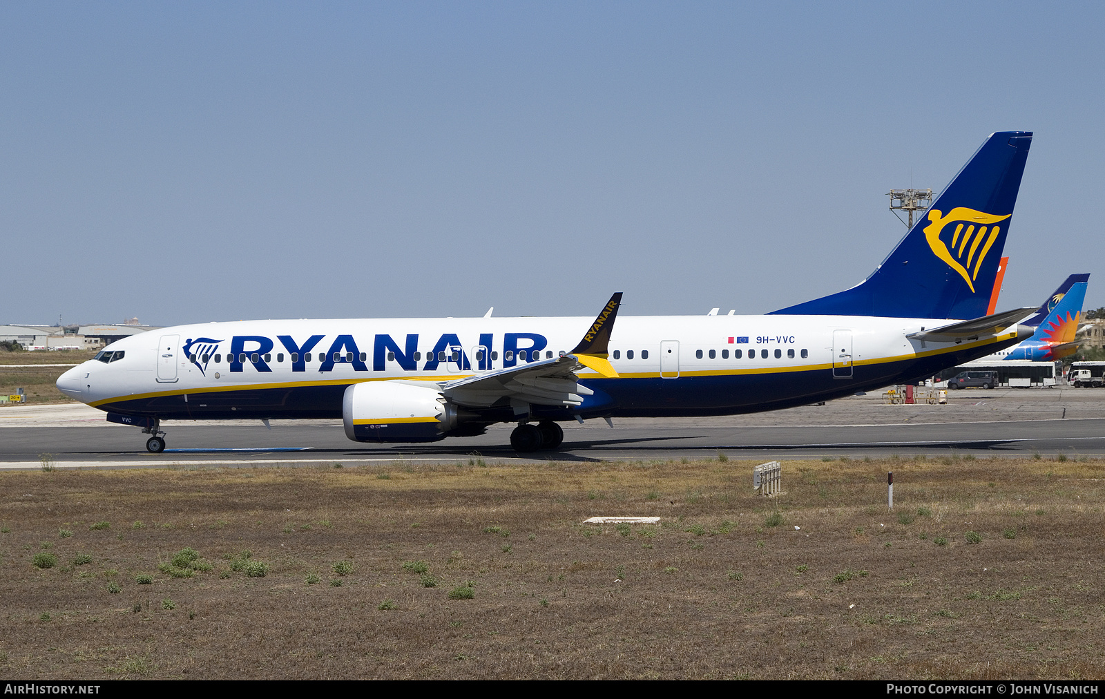 Aircraft Photo of 9H-VVC | Boeing 737-8200 Max 200 | Ryanair | AirHistory.net #477039