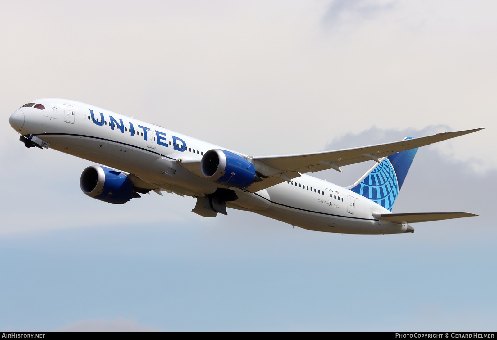 Aircraft Photo of N25982 | Boeing 787-9 Dreamliner | United Airlines | AirHistory.net #477059