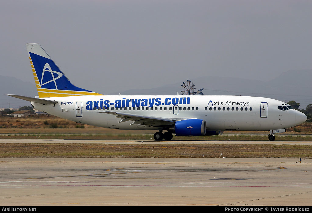 Aircraft Photo of F-GIXM | Boeing 737-36E(QC) | Axis Airways | AirHistory.net #477066