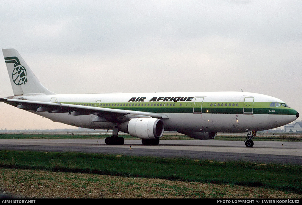Aircraft Photo of TU-TAS | Airbus A300B4-203 | Air Afrique | AirHistory.net #477083