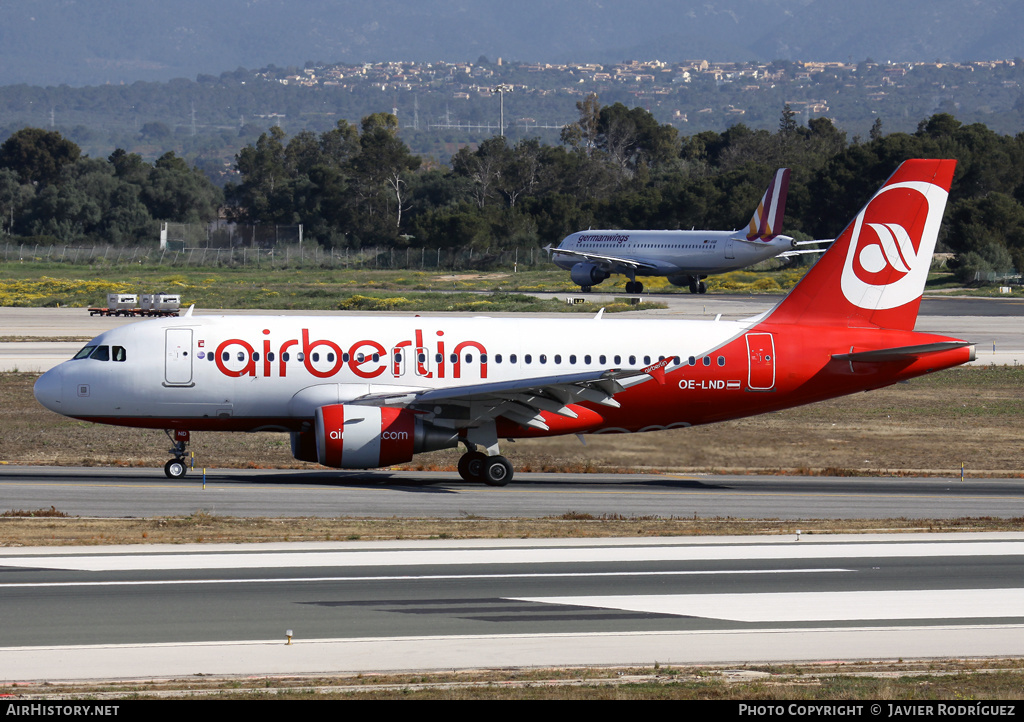 Aircraft Photo of OE-LND | Airbus A319-112 | Air Berlin | AirHistory.net #477088