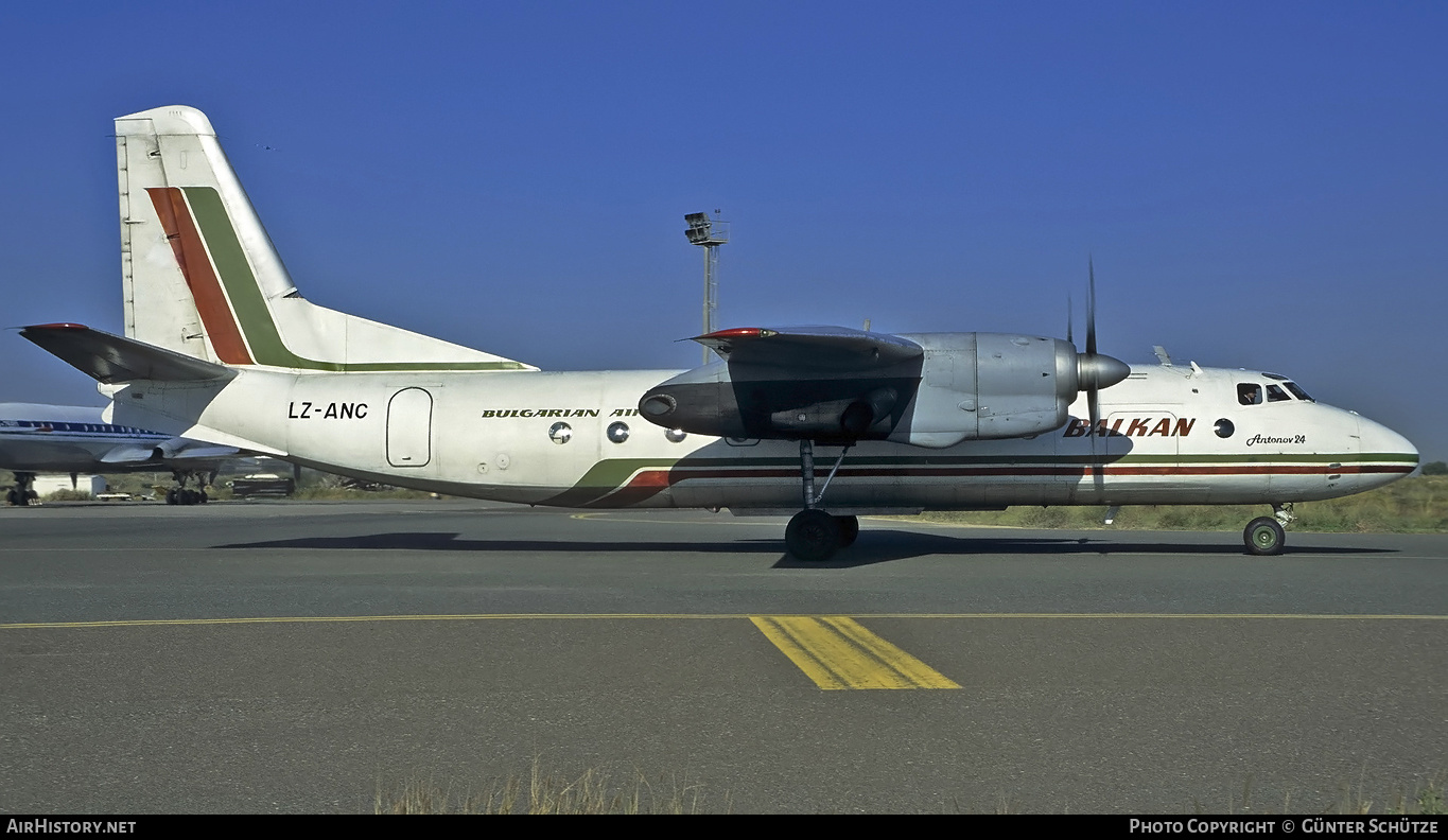 Aircraft Photo of LZ-ANC | Antonov An-24B | Balkan - Bulgarian Airlines | AirHistory.net #477103