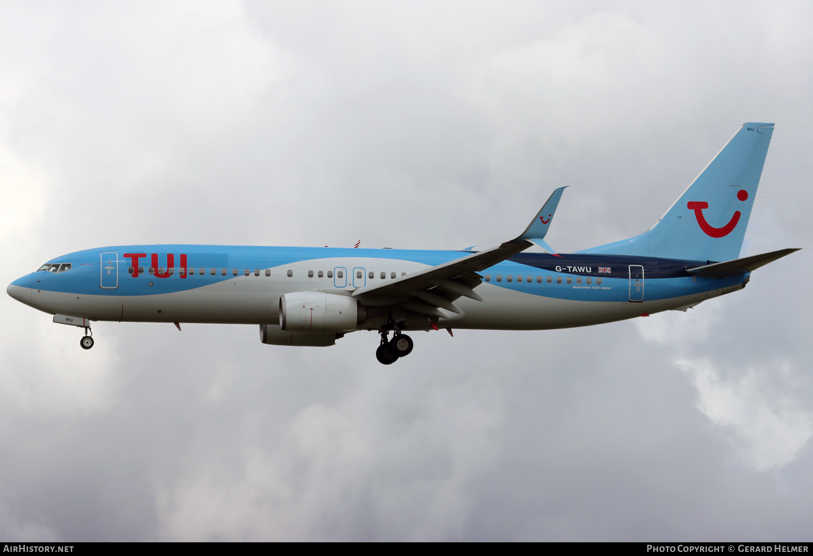 Aircraft Photo of G-TAWU | Boeing 737-8K5 | TUI | AirHistory.net #477110