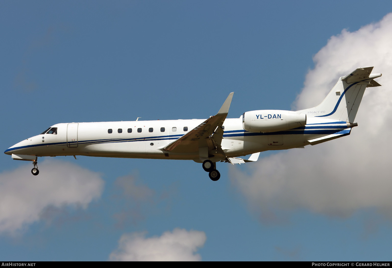 Aircraft Photo of YL-DAN | Embraer Legacy 650 (EMB-135BJ) | AirHistory.net #477113