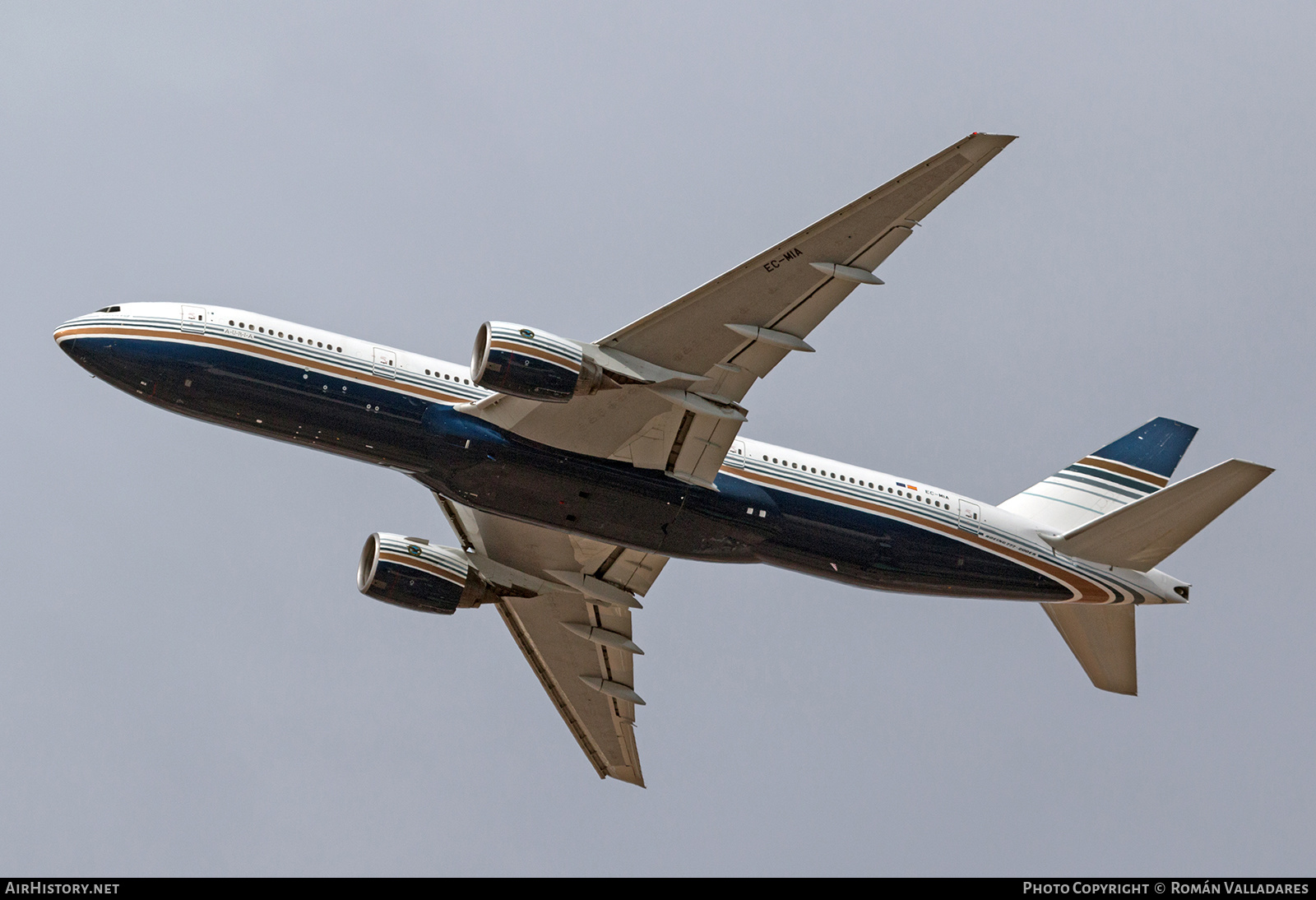 Aircraft Photo of EC-MIA | Boeing 777-28E/ER | Privilege Style | AirHistory.net #477116