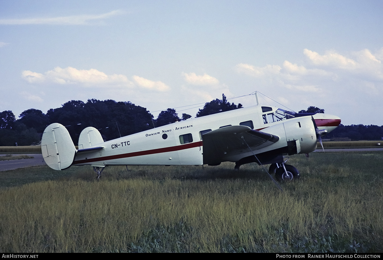 Aircraft Photo of CN-TTC | Beech E18S | Omnium Nord-Africain | AirHistory.net #477139