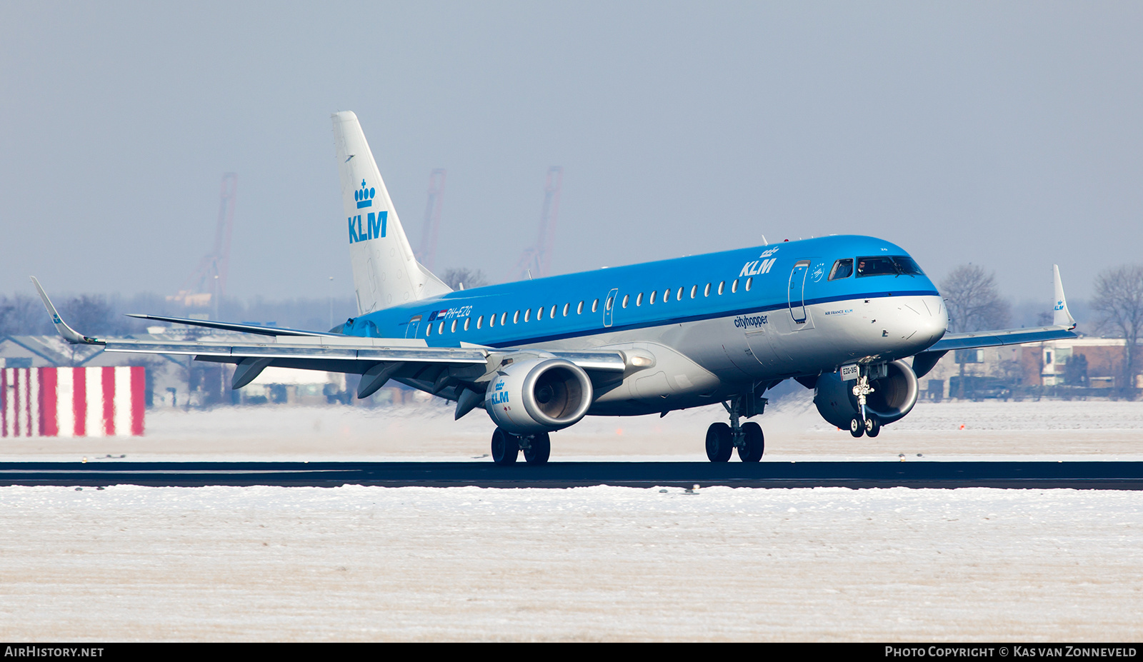 Aircraft Photo of PH-EZG | Embraer 190STD (ERJ-190-100STD) | KLM Cityhopper | AirHistory.net #477142