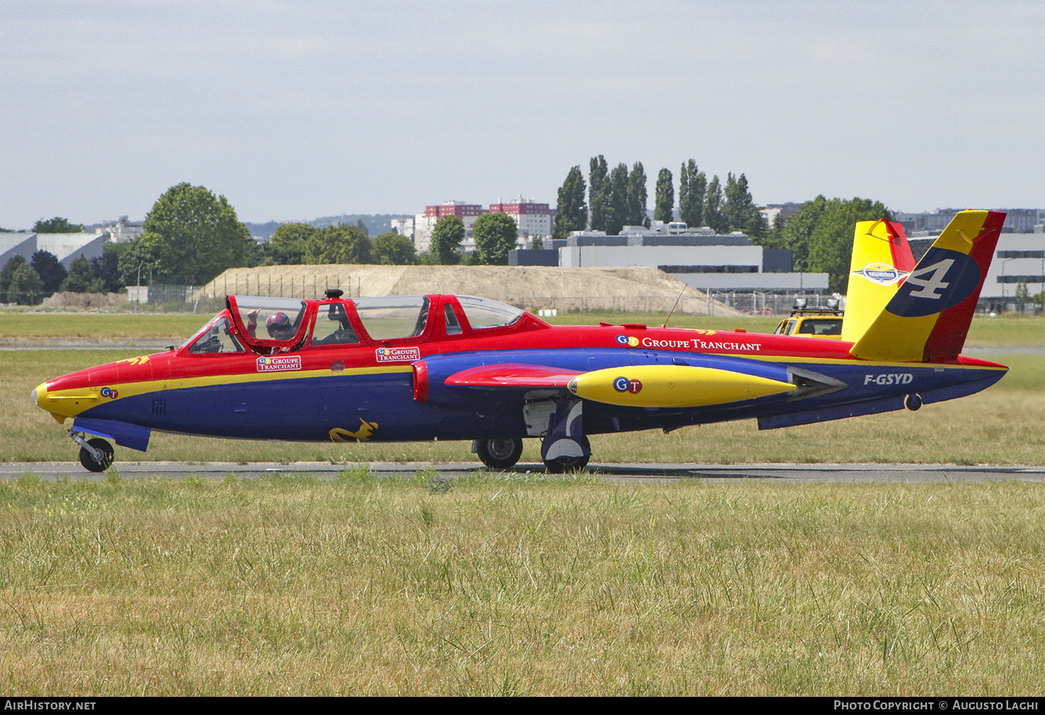 Aircraft Photo of F-GSYD | Fouga CM-170 Magister | Patrouille Tranchant | AirHistory.net #477150
