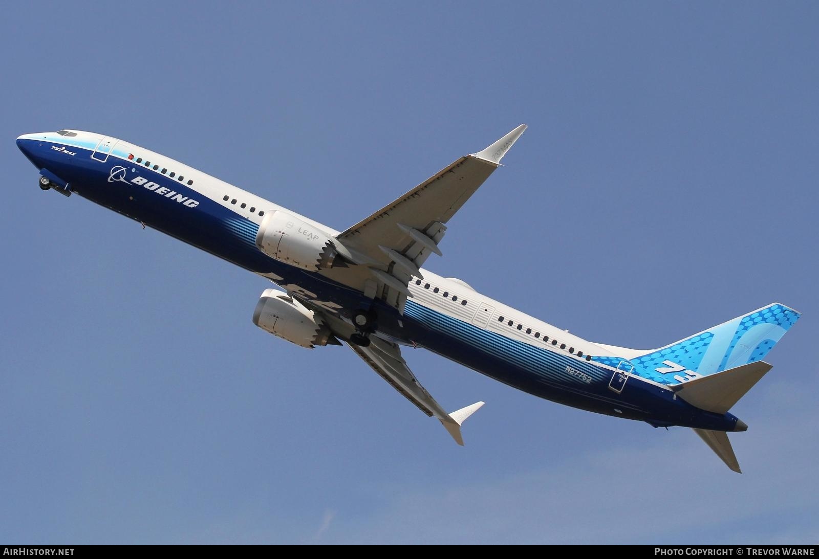 Aircraft Photo of N27752 | Boeing 737-10 Max 10 | Boeing | AirHistory.net #477152