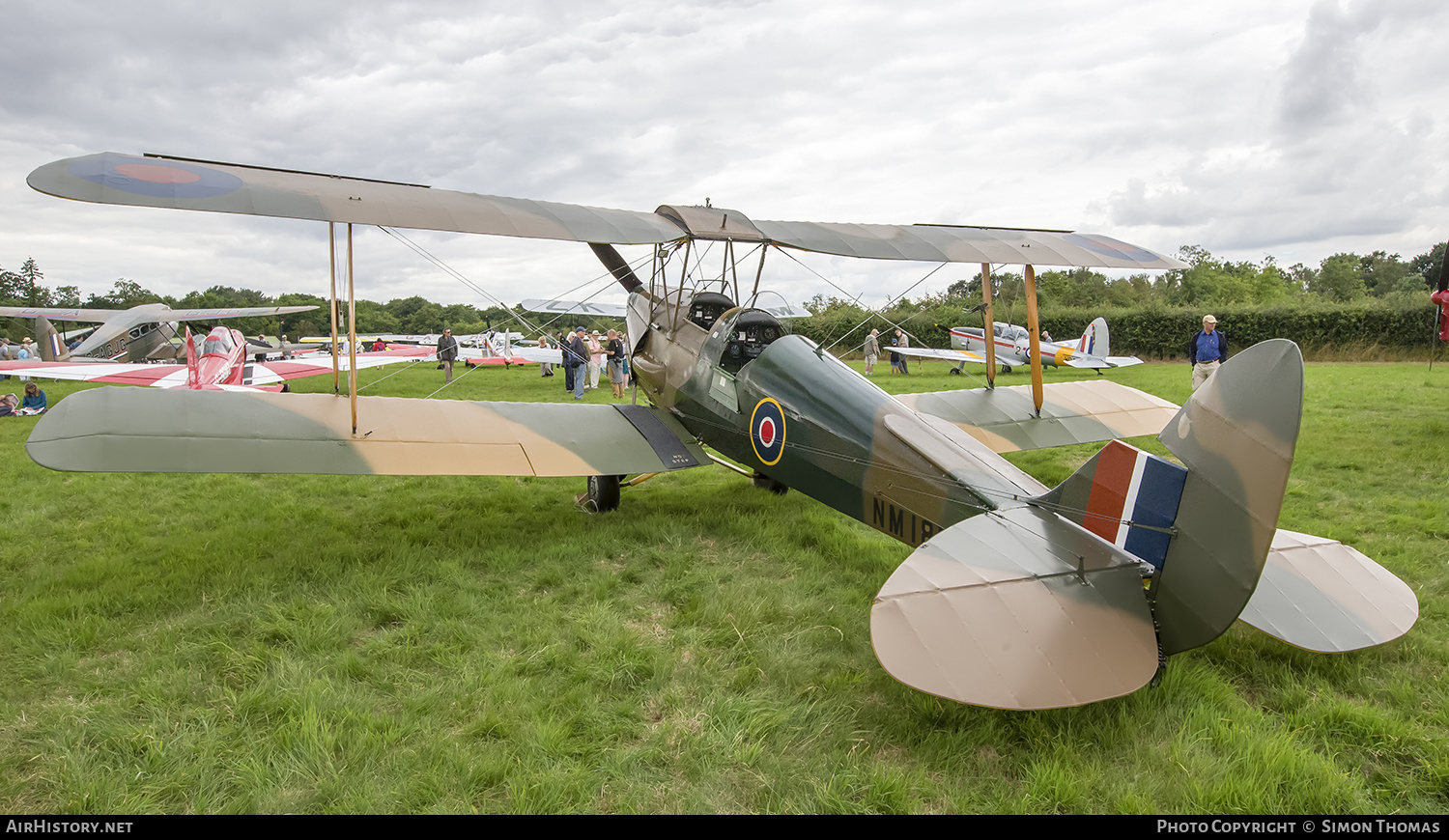 Aircraft Photo of G-AZGZ / NM181 | De Havilland D.H. 82A Tiger Moth | UK - Air Force | AirHistory.net #477154