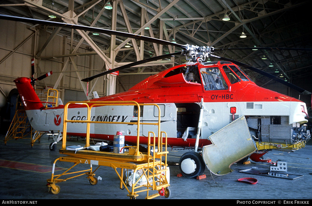 Aircraft Photo of OY-HBC | Sikorsky S-58ET | Greenlandair - Grønlandsfly | AirHistory.net #477171