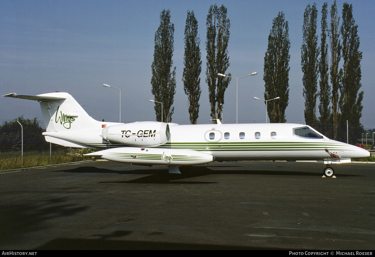 Aircraft Photo of TC-GEM | Gates Learjet 35A | Wings Air Transport | AirHistory.net #477177