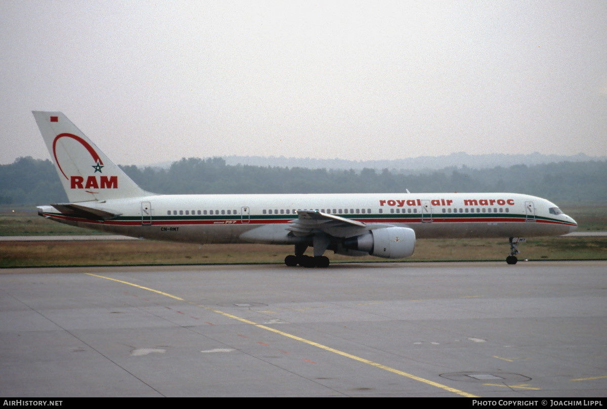 Aircraft Photo of CN-RMT | Boeing 757-2B6 | Royal Air Maroc - RAM | AirHistory.net #477179