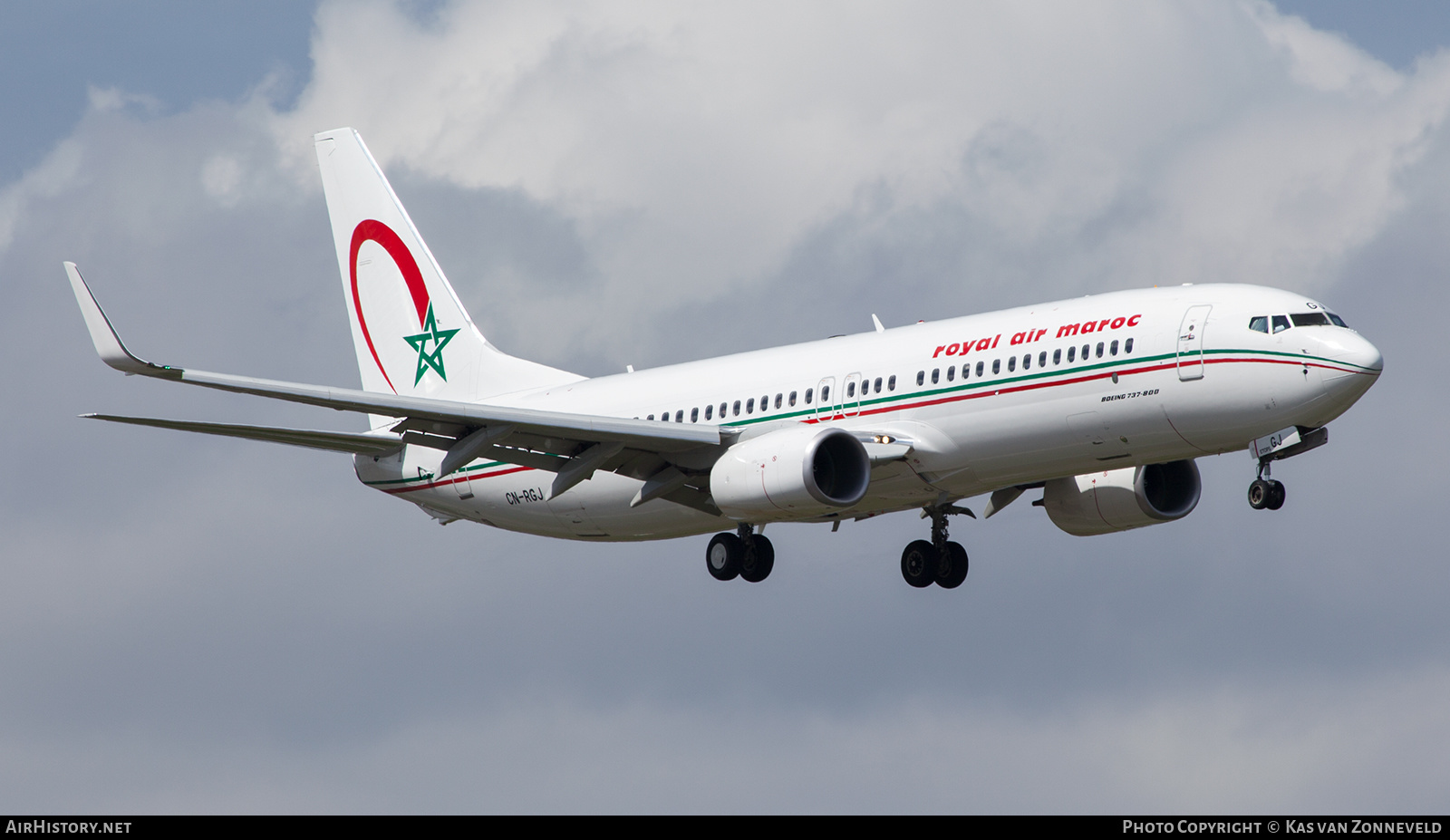 Aircraft Photo of CN-RGJ | Boeing 737-8B6 | Royal Air Maroc - RAM | AirHistory.net #477187