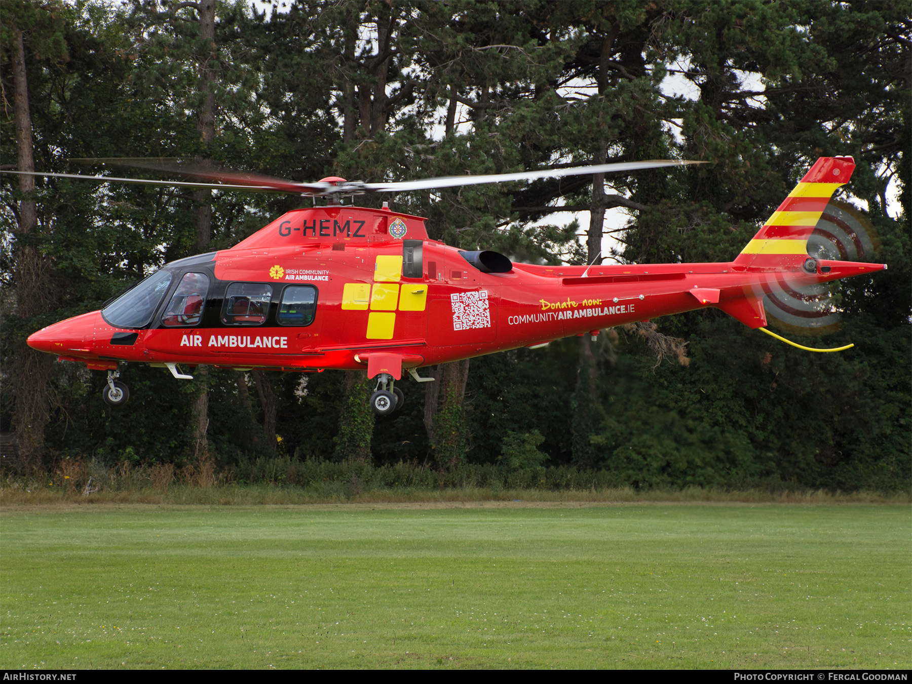 Aircraft Photo of G-HEMZ | Agusta A-109S Grand | Irish Community Air Ambulance | AirHistory.net #477190