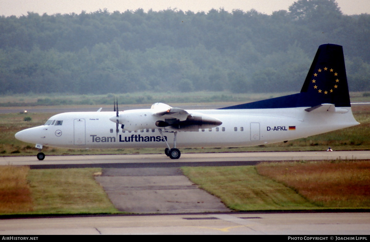 Aircraft Photo of D-AFKL | Fokker 50 | Lufthansa | AirHistory.net #477196