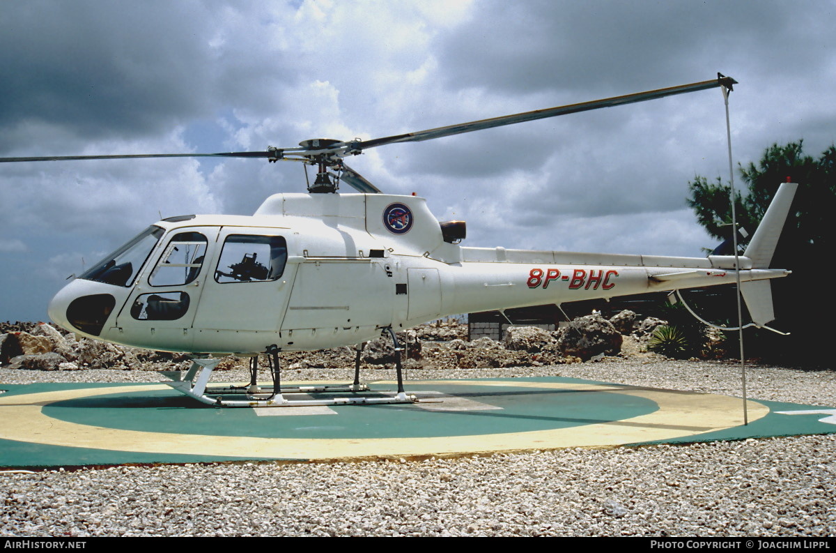 Aircraft Photo of 8P-BHC | Aerospatiale AS-350B Ecureuil | Bajan Helicopters | AirHistory.net #477231