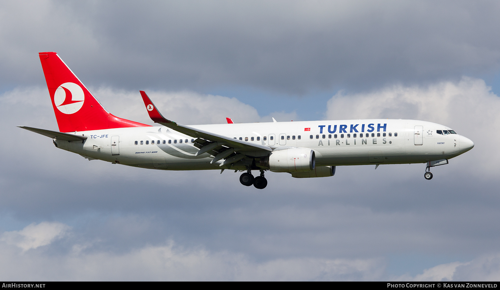 Aircraft Photo of TC-JFE | Boeing 737-8F2 | Turkish Airlines | AirHistory.net #477235