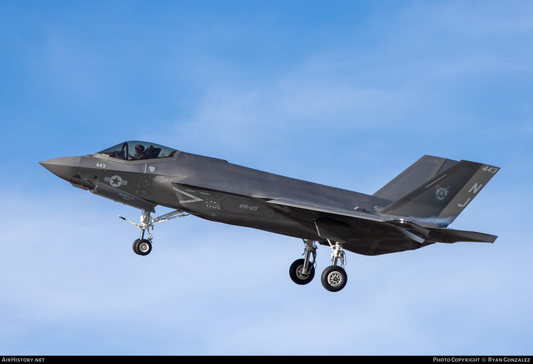 Aircraft Photo of 169791 / NJ-443 | Lockheed Martin F-35C Lightning II | USA - Navy | AirHistory.net #477250