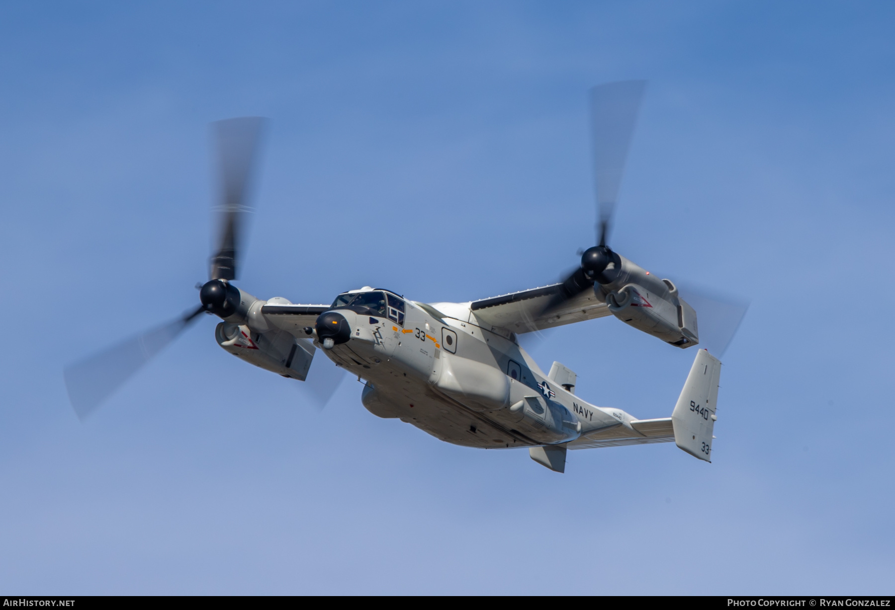 Aircraft Photo of 169440 / 9440 | Bell-Boeing CMV-22B Osprey | USA - Navy | AirHistory.net #477252