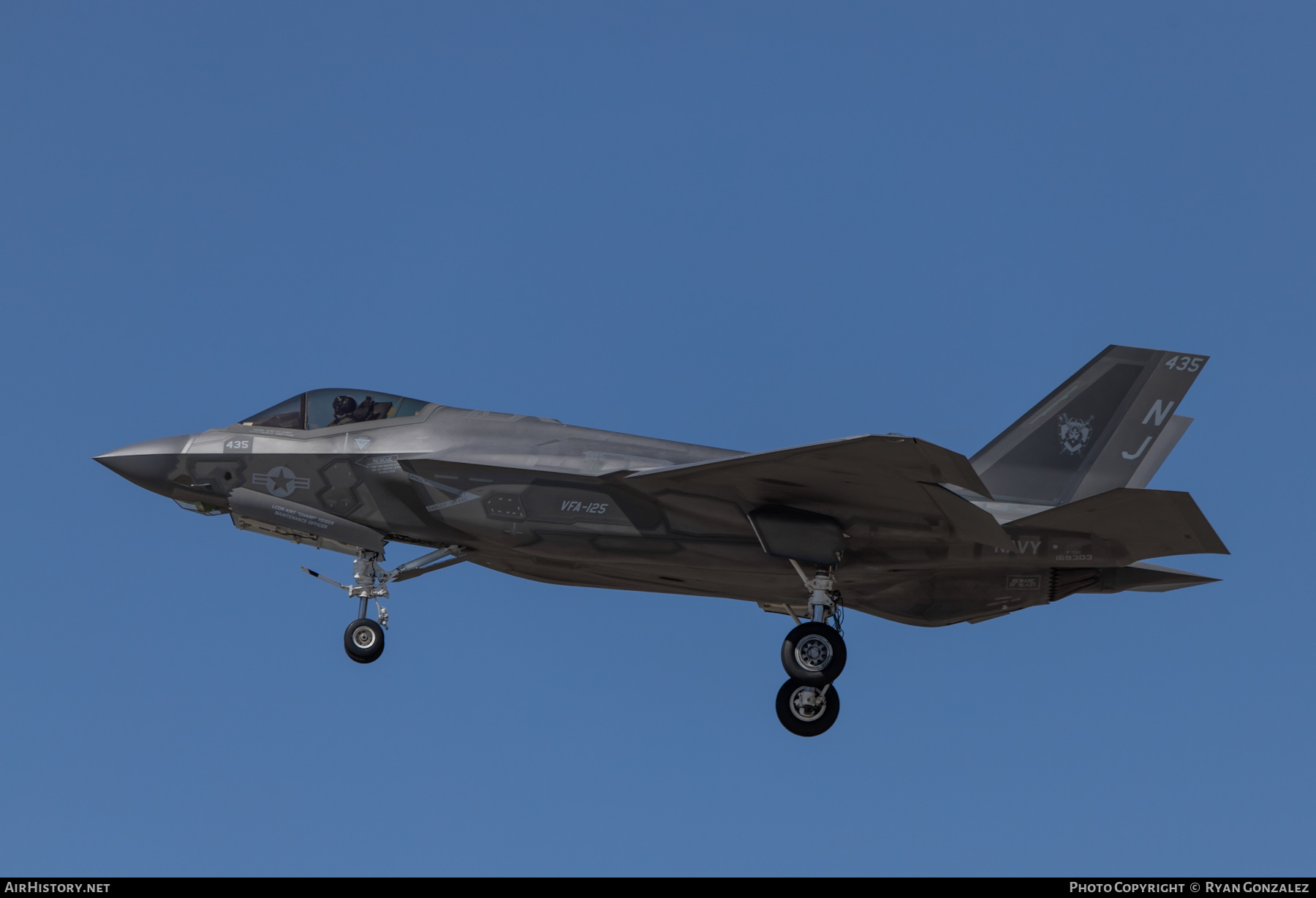 Aircraft Photo of 169303 / NJ-435 | Lockheed Martin F-35C Lightning II | USA - Navy | AirHistory.net #477253