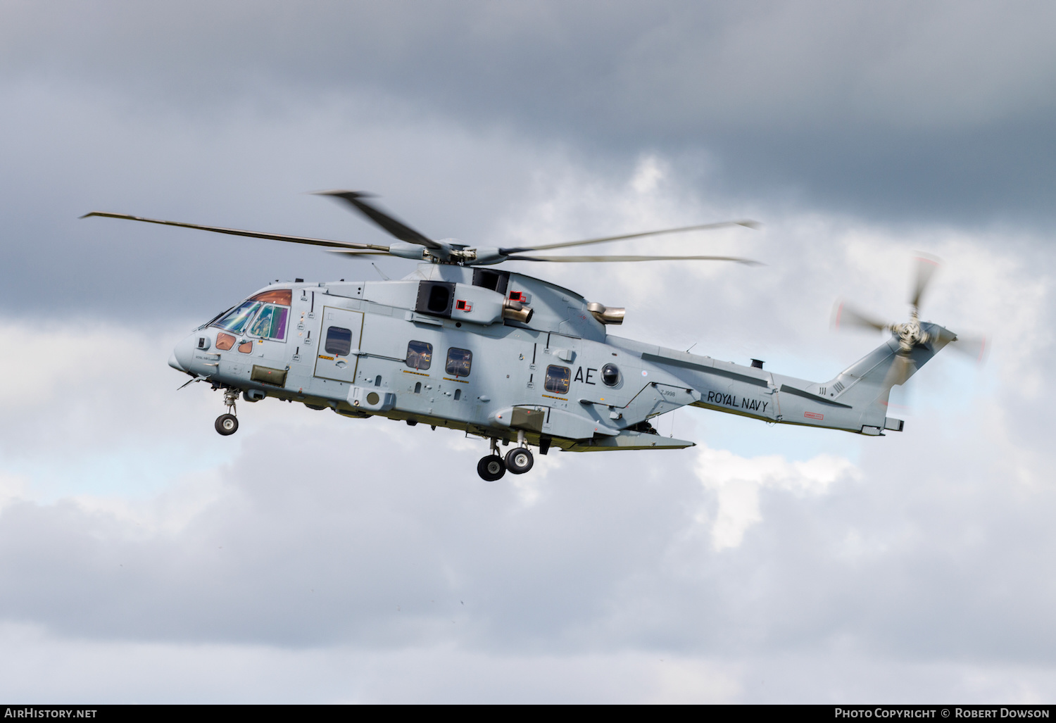 Aircraft Photo of ZJ998 | AgustaWestland EH101-512 Merlin HC4A | UK - Navy | AirHistory.net #477265